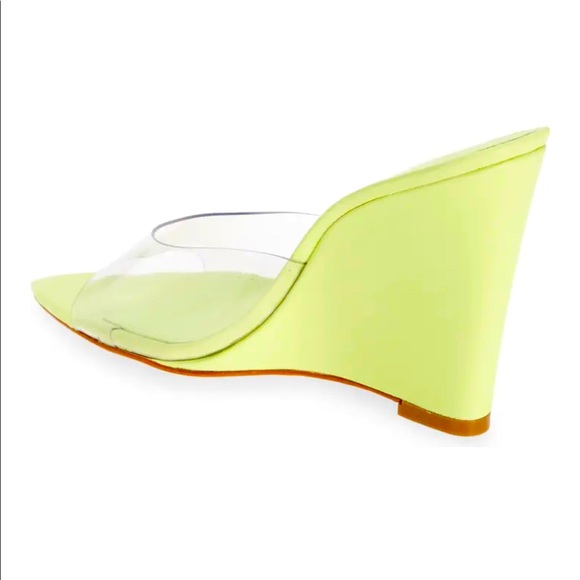 SCHUTZ Lucimara Vinyl Wedge Sandal size 5 women - Picture 3 of 3